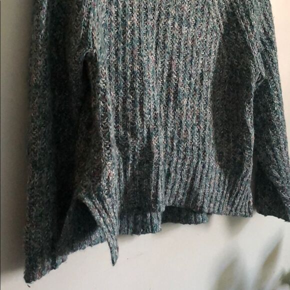 Urban Outfitters Silence + Noise Easton Mock Neck Teal chunky knit Sweater XS - Picture 6 of 10